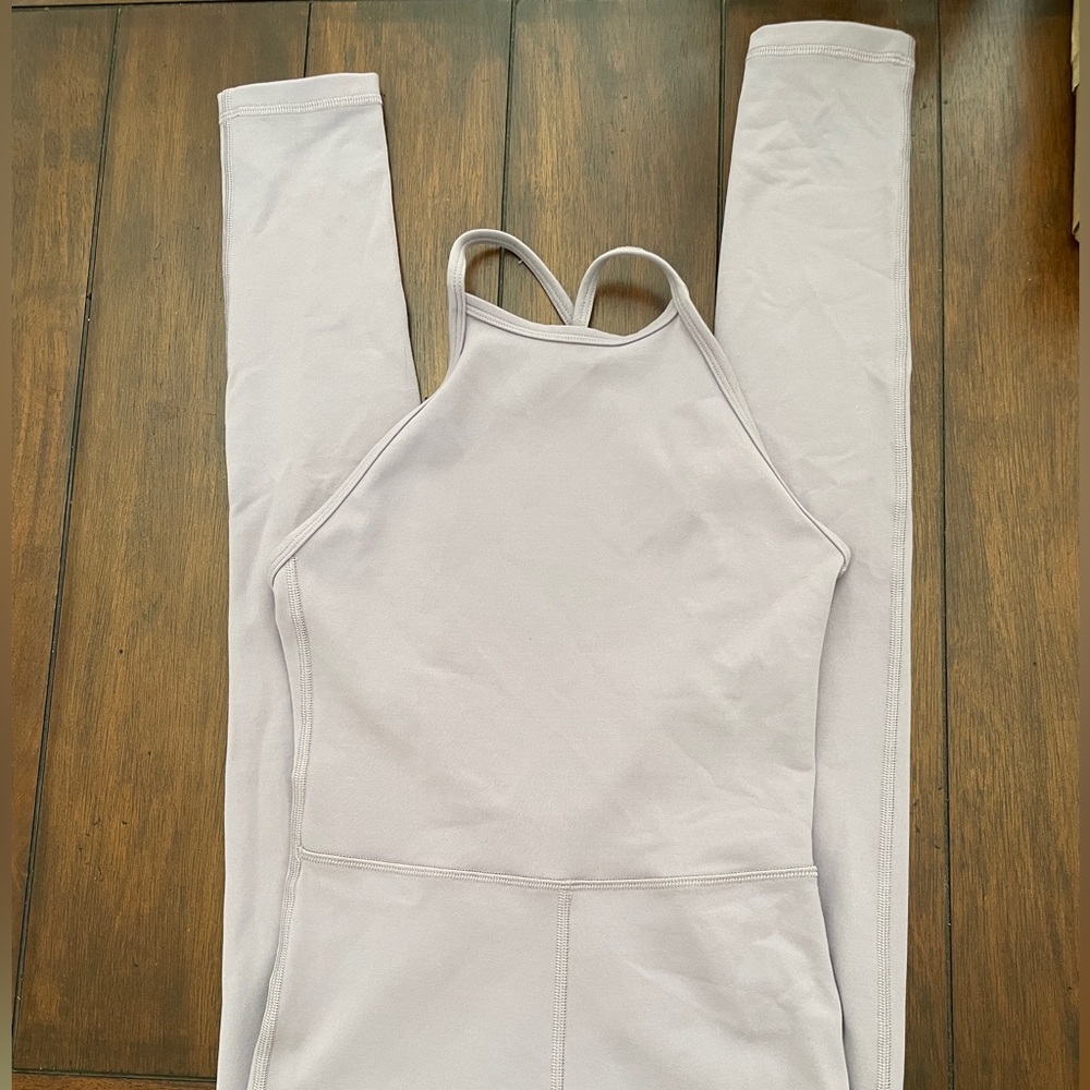 Wilfred Free Lavender Halter Jumpsuit